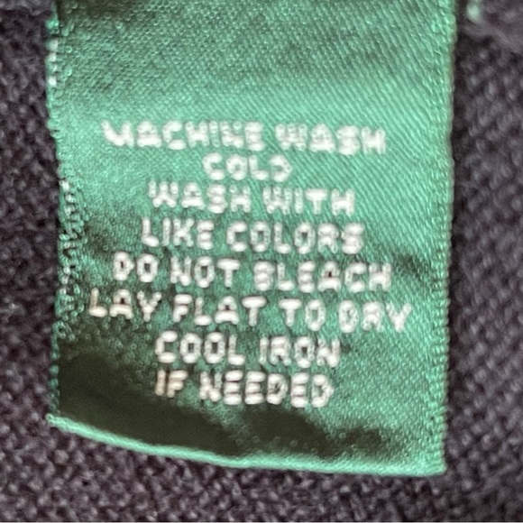 Ralph Lauren Cotton Black Short Sleeve Zippered Cardigan Sweater 3X - Picture 5 of 10